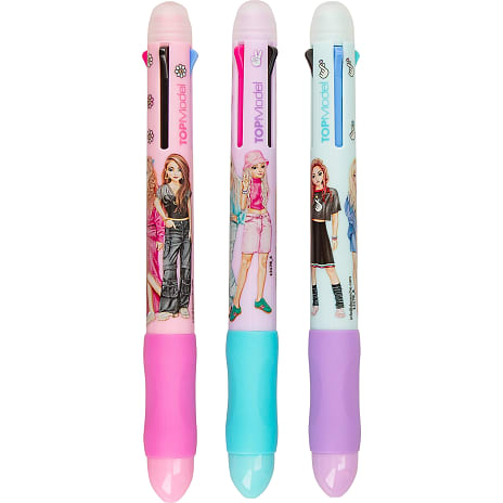 TOPModel viskbar gelpen - 4 farver 1 stk.