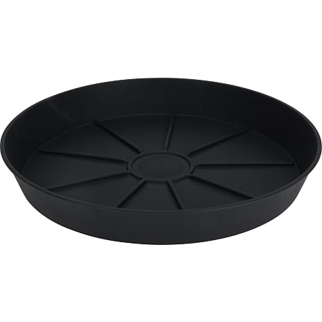 Andre Mærker Plastik underfad - sort - Ø:29 cm 1 stk.