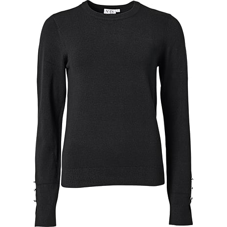 VRS Dame Pullover Str. S Sort