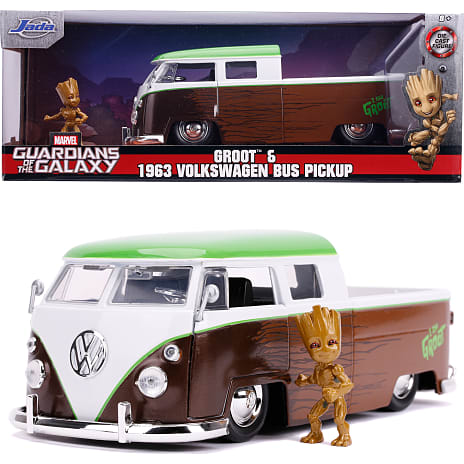 Jada Toys Marvel Groot og VW Pick-up Figur