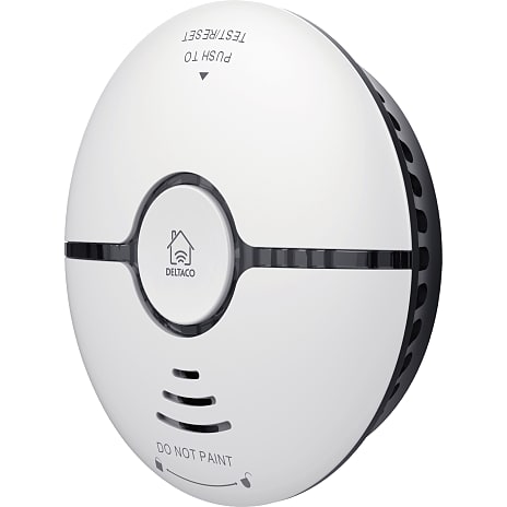 Deltaco Smart Røgalarm WiFi Hvid