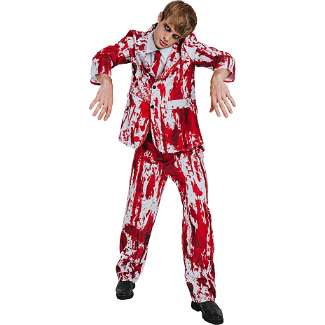 Halloween Blodigt Jakkesæt Kostume str. 164