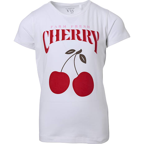 VRS Børne T-shirt Str. 110/116 Hvid