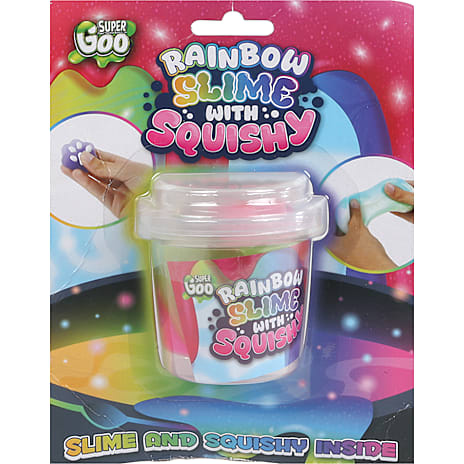 Trend Toys Rainbow Slime With Squishy Legetøj