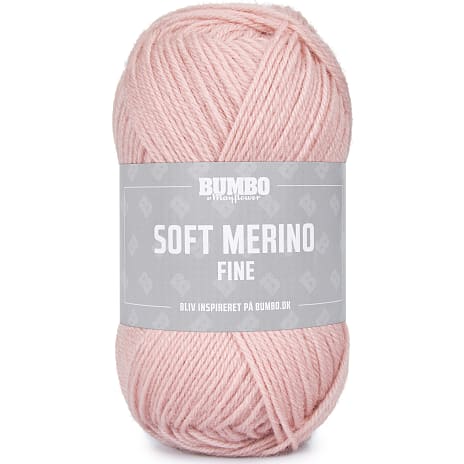 Bumbo By Mayflower Soft Merino Fine Uldgarn Lyserød 1122