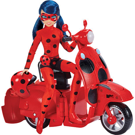 Miraculous Scooter Inklusiv Ladybug Dukke