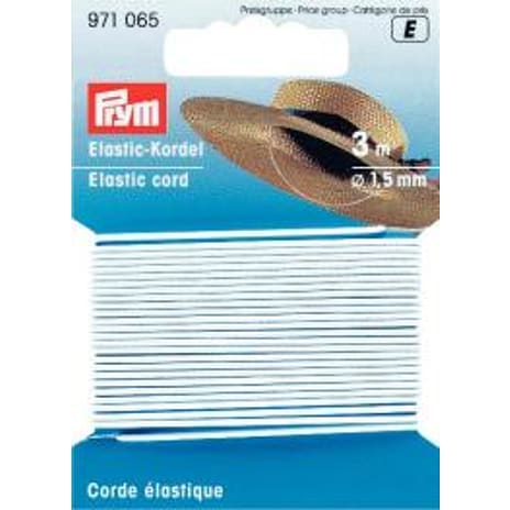 Prym Elastiktråd 1,5mm Hvid