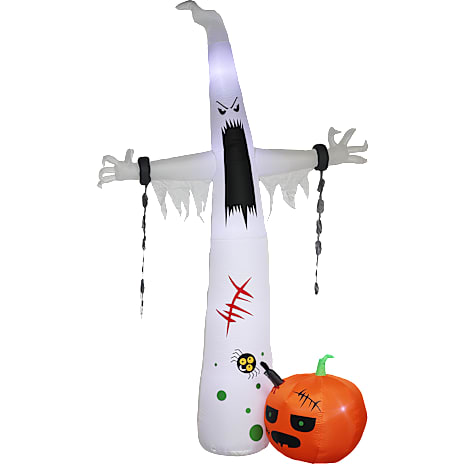 Halloween Oppusteligt Spøgelse Hvid