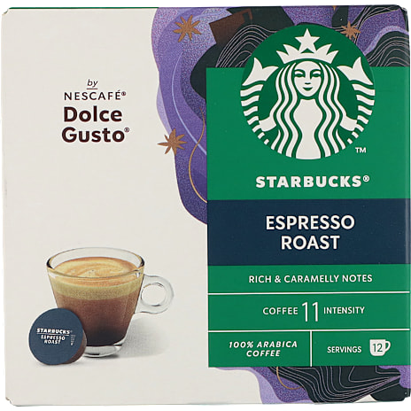 Starbucks Espresso Roast kaffekapsler 12 stk.