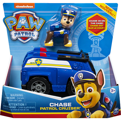 narre tæerne Om indstilling Paw Patrol Basic køretøj Chase | Køb online på br.dk!