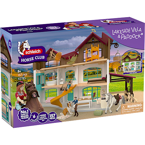 Schleich villa med heste 1 stk.