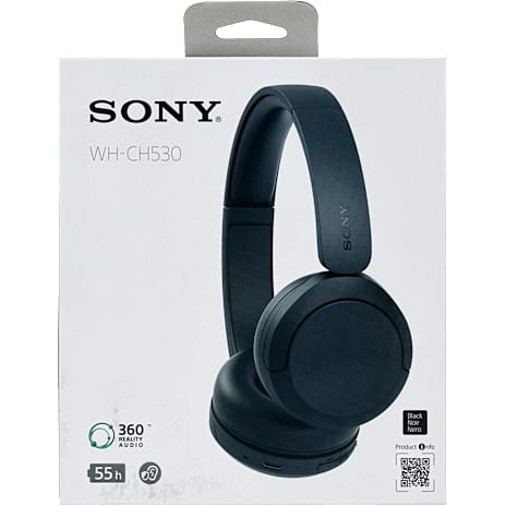 Sony WH-CH530 trådløse on-ear høretelefoner, sort