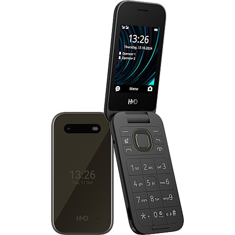 Nokia HMD 2660 Flip 4G med Opladningsdock Cosy Black
