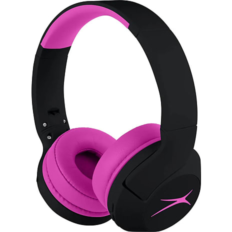 Altec Lansing trådløse on-ear høretelefoner - sort/pink 1 stk.