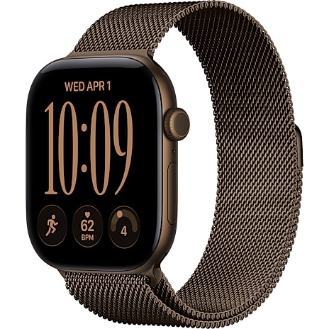 Apple Watch Series 12 GPS 46 mm, Dark Bronze aluminium Milanese M/L