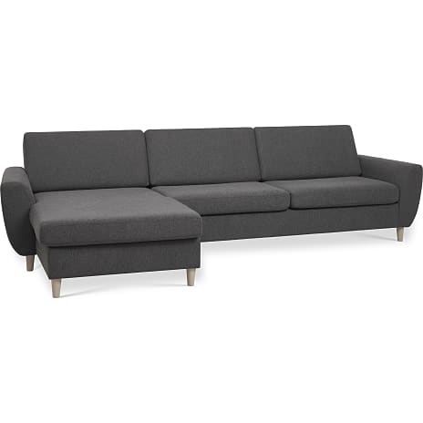 Urban 3D XL Vendbar Sofa Med Chaiselong Antracit