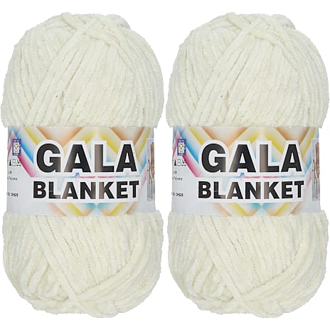 Gala Blanket 2-pak Garn Off White CHS09