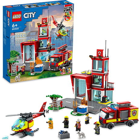 indkomst Barcelona Råd LEGO® City Brandstation 60320 | Køb online på br.dk!