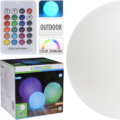 Ragna Genopladelig LED kugle 25 cm