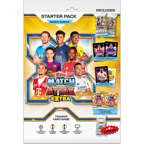 Topps Champions League Starter Pack Fodboldkort Assorteret