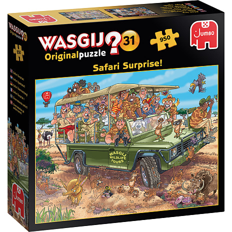 Wasgij Safari Surprise Puslespil 950 Brikker