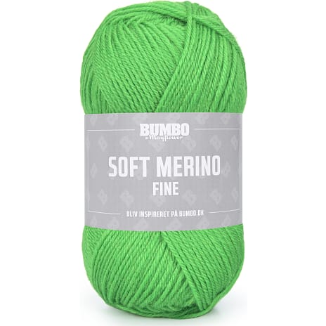 Bumbo By Mayflower Soft Merino Fine Uldgarn Græsgrøn 1132