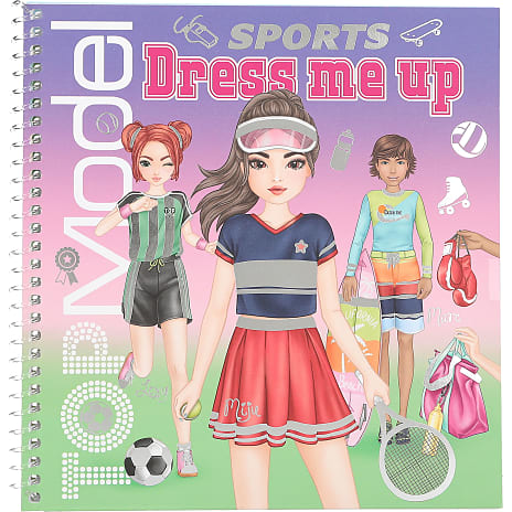TOPModel dress me up stickerbog - sport 1 stk.