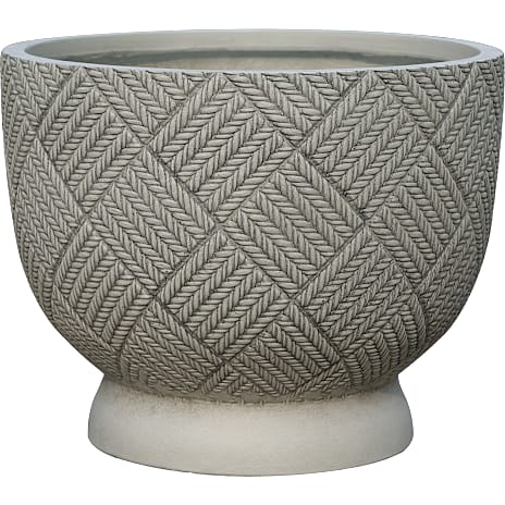 Brest Krukke Lysegrå Ø 28 cm Højde 24 cm