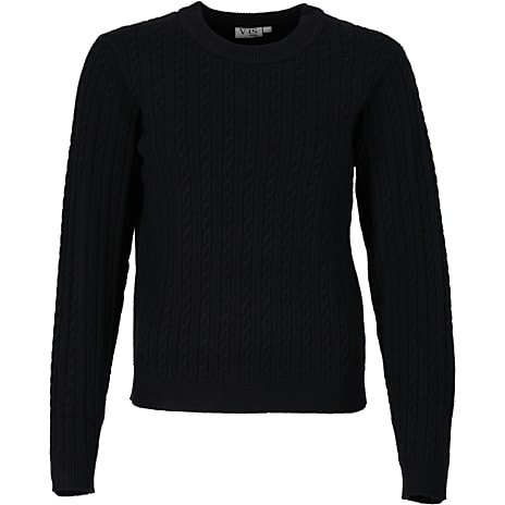 VRS Dame Kabelstrik Str. 2XL Sort