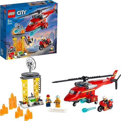 LEGO® City Brandvæsnets redningshelikopter | Køb online på br.dk!