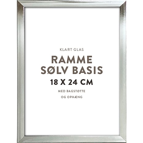 Sweeten Mold Behandle Klassisk ramme 18x24 cm - sølv | Køb på Bilka.dk!