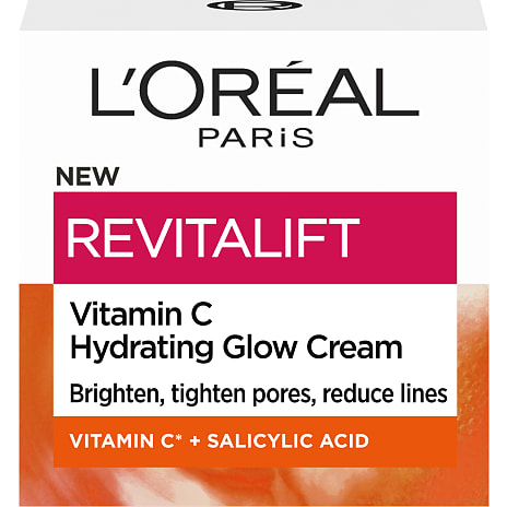 L'Oréal Paris Hydrating Glow ansigtscreme m. C-vitamin og salicylsyre 50 ml