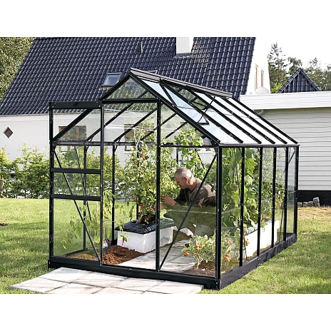 Vitavia Venus 6200 Drivhus sort med sokkel