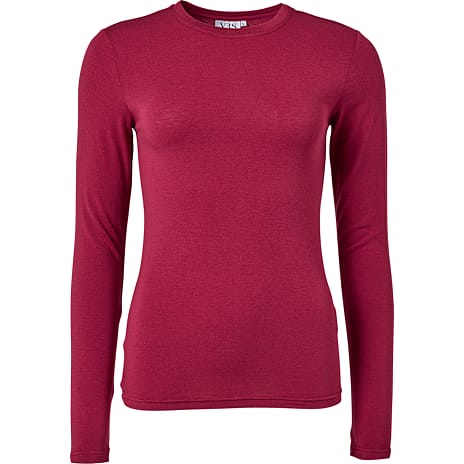 VRS Dame Slim Fit T-shirt Str. 2XL Rød