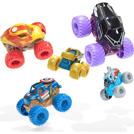 Monster Jam Mini Jams Marvel Legetøjsbiler 5-pak