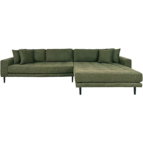 HN Aya højrevendt loungesofa - olivengrøn