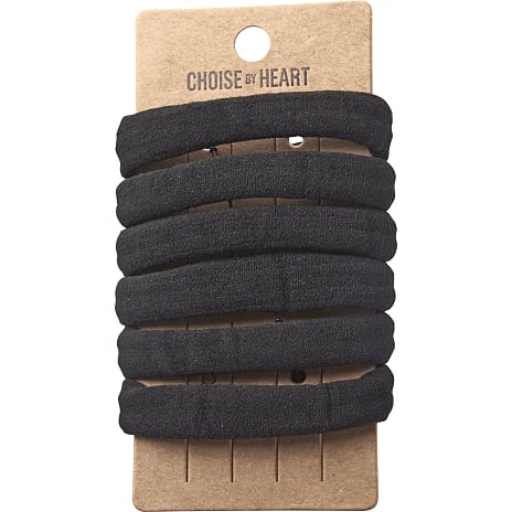 Choise by Heart Dame Tubeelastikker Sort