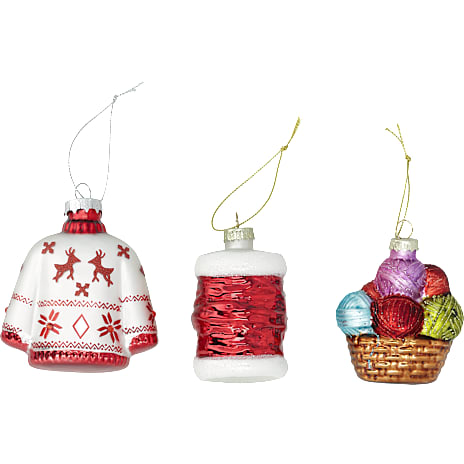 Julekugle Glas Assorteret