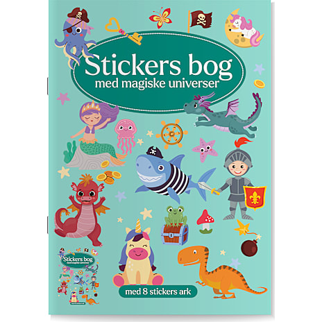 1conzept Stickers bog med magiske universer 1 stk.