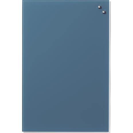 NAGA Magnetisk Glastavle 40x60 cm Blå
