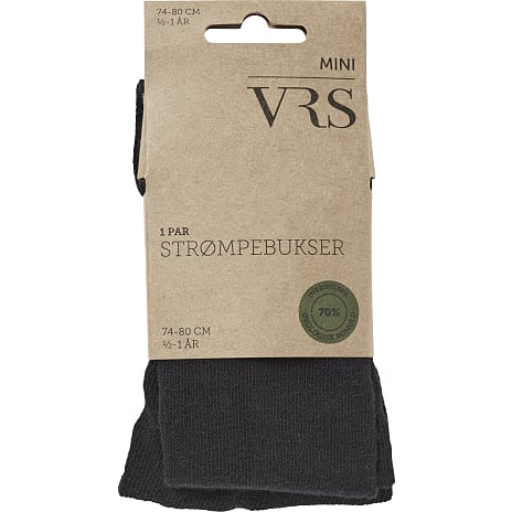 VRS baby strømpebukser str. ½-1 år - sort 1 stk.