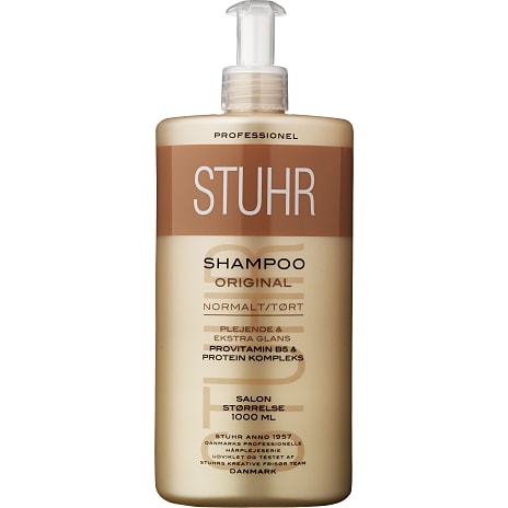 Shampoo m. B5 og proteinkompleks normalt til hår m. pumpe på føtex.dk!