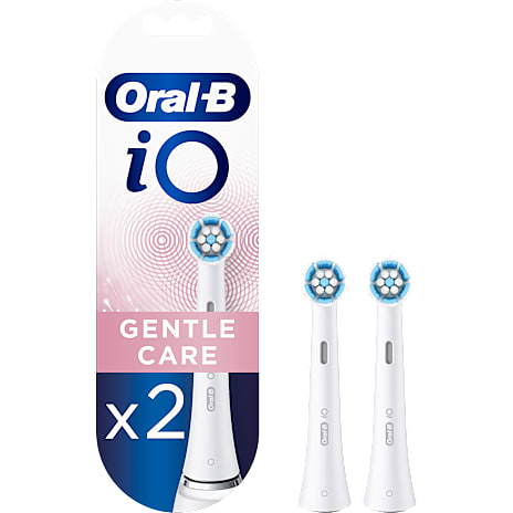Oral-B iO Gentle Care Tandbørstehoveder 2-pak Hvid