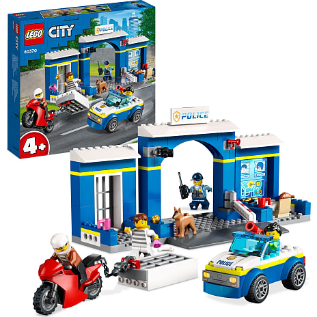 LEGO City Skurkejagt ved Politistationen 60370