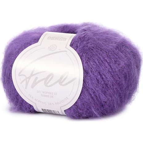 BUMBO By Mayflower Free Akrylblanding Mørk Lavendel 017