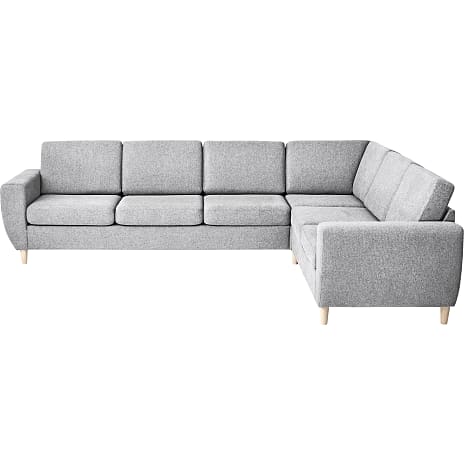 Rom Nordic Vendbar Hjørnesofa Lysegrå