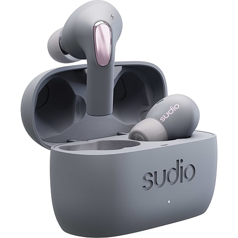 Sudio E2 In-Ear Hovedtelefoner TWS ANC Grå