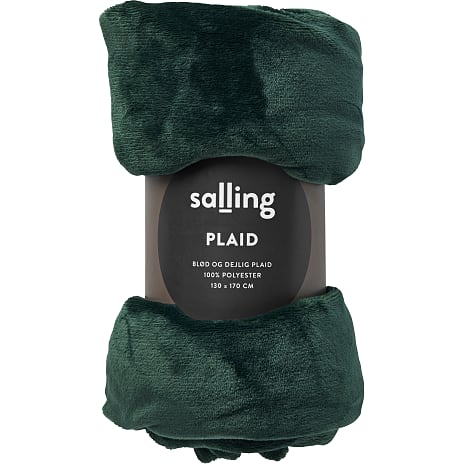 Salling Coral Fleece Plaid Grøn