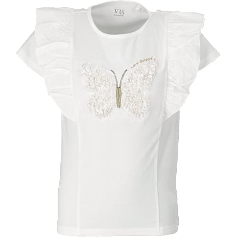 VRS Børne T-shirt 104 Hvid