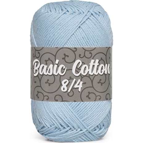 Basic Cotton Bumbo Cotton Bouclégarn Lyseblå
